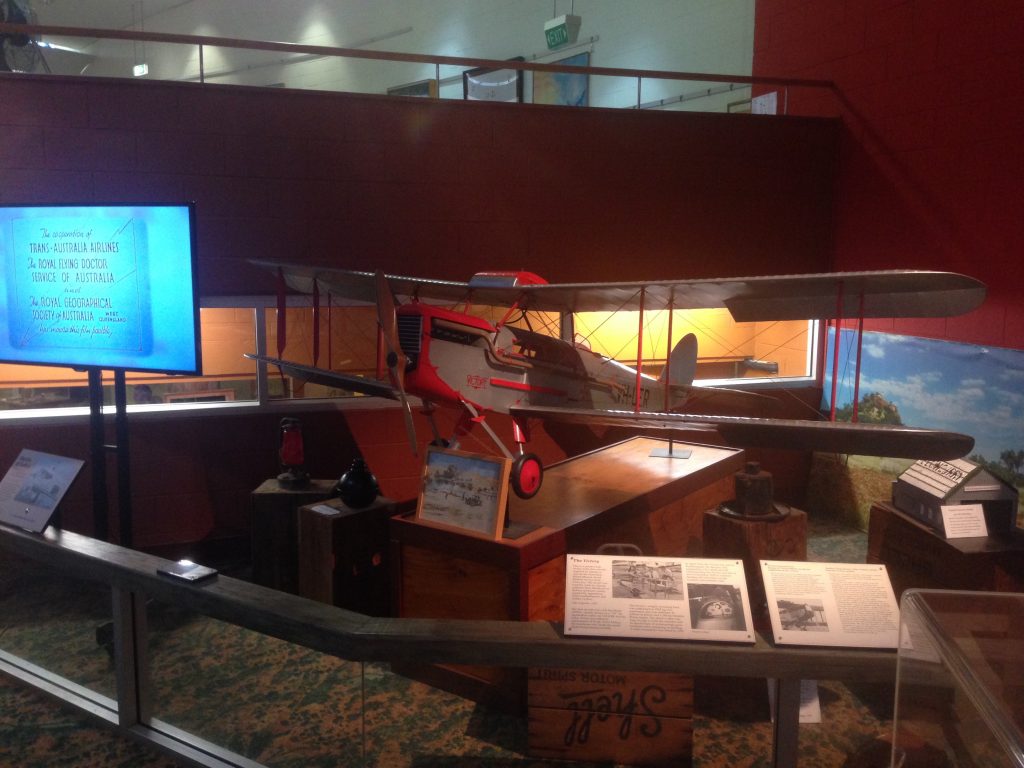 Model of the first Flying Doctor plane